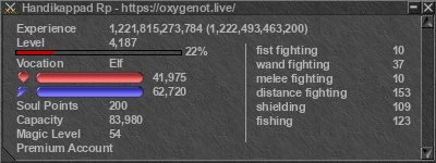 Signature for player Handikappad Rp