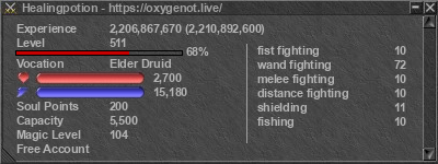 Signature for player Healingpotion