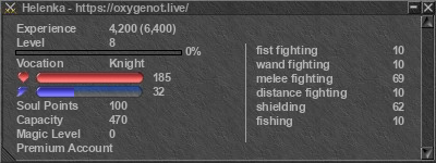 Signature for player Helenka