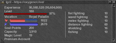 Signature for player Igril