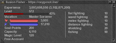 Signature for player Ilusion Fisher