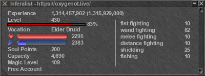 Signature for player Inferalist