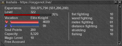 Signature for player Inshala