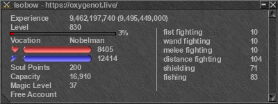 Signature for player Isobow