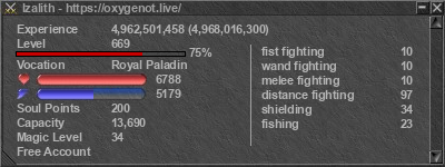 Signature for player Izalith