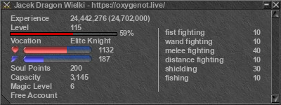 Signature for player Jacek Dragon Wielki