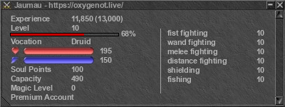 Signature for player Jaumau