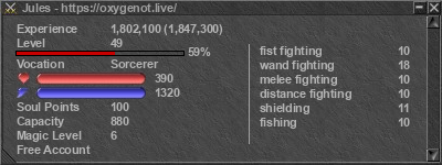 Signature for player Jules