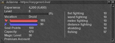 Signature for player Julianna