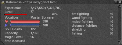 Signature for player Kalamiess