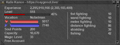 Signature for player Kalle Kanon