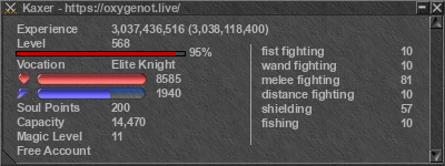 Signature for player Kaxer