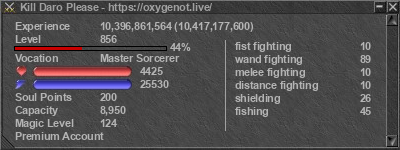 Signature for player Kill Daro Please