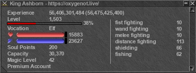 Signature for player King Ashborn