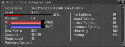 Signature for player Kiram