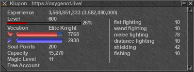 Signature for player Klupon