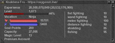 Signature for player Knektens Fru