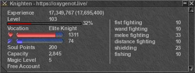 Signature for player Knighten
