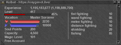 Signature for player Kolbat