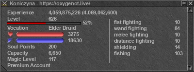 Signature for player Koniczyna