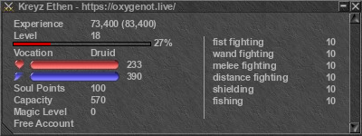 Signature for player Kreyz Ethen