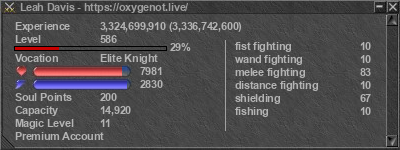 Signature for player Leah Davis