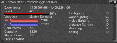 Signature for player Lemon Haze