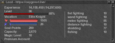 Signature for player Leod