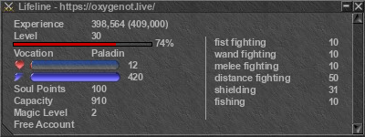 Signature for player Lifeline