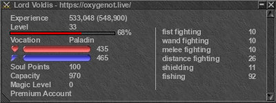 Signature for player Lord Voldis