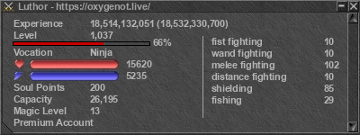 Signature for player Luthor