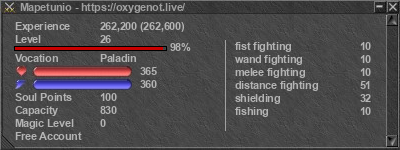 Signature for player Mapetunio