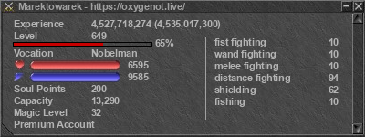 Signature for player Marektowarek