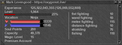 Signature for player Mark Levengood