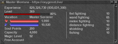 Signature for player Master Montana