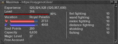 Signature for player Maximus