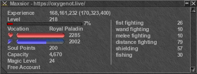 Signature for player Maxsior