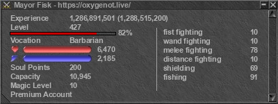 Signature for player Mayor Fisk