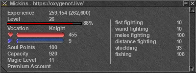 Signature for player Mickins