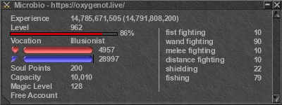 Signature for player Microbio