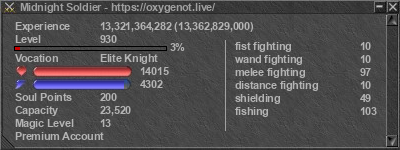 Signature for player Midnight Soldier