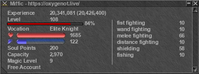 Signature for player Miffic