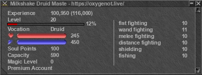 Signature for player Milkshake Druid Maste