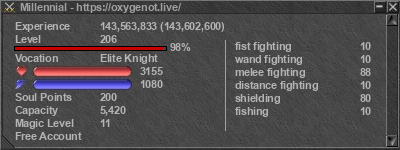 Signature for player Millennial