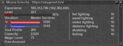 Signature for player Mocna Sciecha