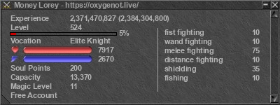 Signature for player Money Lorey