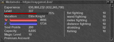 Signature for player Motomoto