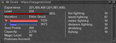 Signature for player Mr Druid