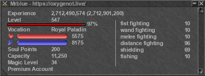 Signature for player Mrblue