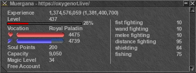 Signature for player Muergana